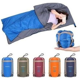 Resim Pazly Tomshoo Yetişkin Ultra Hafif Uyku Tulumu, Mavi, 190x75cm, 9-15 , Sıcak Hava Kampı, Dağ Yürüyüşü İçin Zarf Uyku Tulumu Mavi 