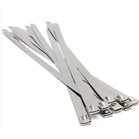 Resim 4.5 Mm X 300 Paslanmaz Çelik Kablo Bağı 100 Adet 