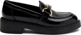 Resim Frau Kadın Oxford ( Klasik) 97U4 Frau NAPLACK Mocassin Nero 