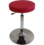 Resim Tepsi Ayaklı Lüks Metal Tabure 