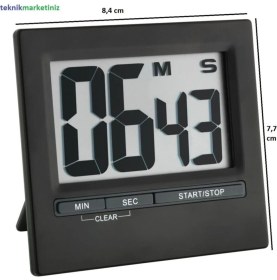Resim Dijital Mıknatıslı Zamanlayıcı, Geri Sayım ve Kronometre Cihazı 
