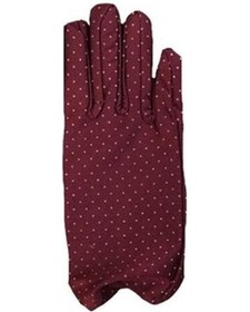 Resim Parti Aksesuar Bordo Renk Puanlı Çocuk Eldiveni 