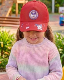 Resim AYDINER TEKSTİL 3D Işıklı Kuromi Figürlü Eğlenceli Kız Çocuk Şapka 