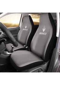 Resim Renault Megane Araca Özel Oto Koltuk Kılıfı Pro - Gri ( Yeni Tasa 