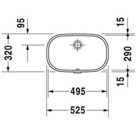 Resim Duravit D Code Tezgah Altı Lavabo 49 CM 