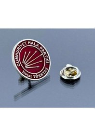 Resim Chp Kişiye Özel Yaka Rozeti kırmızı 