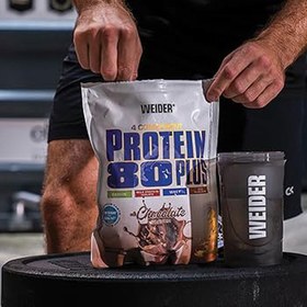 Resim Weider 80 Plus Casein + İsolate + Whey + Egg (Yumurta) Komplex Protein 500 Gram 