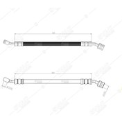 Resim SVAC 80-167 Fren Hortumu Ön Sağ Santa Fe 06- 