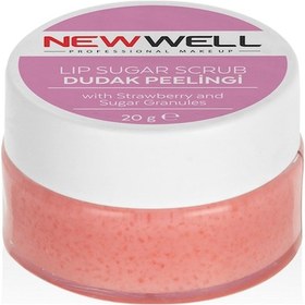 Resim New Well Çilek Aromalı Dudak Peelingi 20 G 