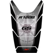 Resim GP Kompozit BMW R 1200 GS 2008-2012 Uyumlu Tank Pad Siyah-Gri 