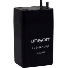 Resim Unison 4 Volt 0.4 Amper Kuru Akü 4V 0.4A / 449524914 