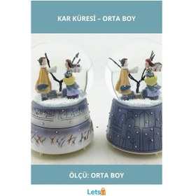 Resim Büyüleyici Kış Masalı Kar Küresi Orta Boy 1 Adet 