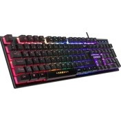 Resim Everest Rainbow Q Membrane Oyuncu Klavyesi Kb-24 