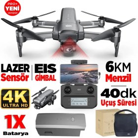 Resim SJRC F22 S2 Pro+ 4K Kameralı Drone Seti - 6KM Menzil+Çarpışma Sensörü+40 Dakika Uçuş Süresi+Çanta+EIS Gimbal 