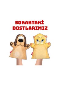 Resim 2 Parça Tox Sokaktaki Dostlarımız Keçe El Kukla Set . Eğitici Oyu 