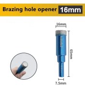 Resim 16MM 6mm 8mm 10MM 12MM 14MM 16MM Elmas Kaplı Matkap Ucu Kiremit Mermer Cam Seramik Delik Testere Matkap Elmas Karot Ucu Yemek Sondaj (Yurt Dışından) 