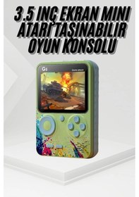 Resim Diğer Game Box Oyun Konsolu 500 Retro Oyunlu Mini Taşınabilir 3 İnç 