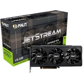 Resim Palit GeForce RTX 4060 Ti JetStream 16GB 128Bit GDDR6 Ekran Kart 