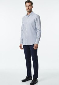 Resim Verona Americano Yaka Gömlek-W2504301 - Lacivert / 40 