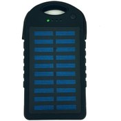 Resim Güneş Enerjili Işıklı Solar Taşınabilir Usb Girişli Şarj Cihazı Powerbank 15000 Mah Lisinya 