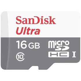 Resim Sandisk Ultra 16GB 80MB/s Micro SD Hafıza Kartı 