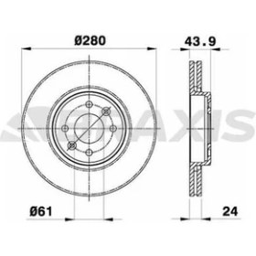 Resim Braxis AE0013 Ön Fren Disk Aynası Havalı Captur Clio Iı Iıı Kangoo I Laguna I Megane I Iı Scenic I Iı Dokker Lodgy 7701207829 