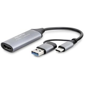 Resim Hdmı Vıdeo Capture Type-C + Usb3.0 4K 30Hz Gri HDX7844 