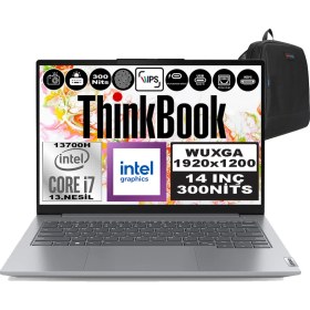 Resim Lenovo Thinkbook 14 G6 Irl Intel Core I7 13700H 32GB Ddr5 4tb SSD 14" Wuxga 300NITS IPS Windows 11 Home Taşınabilir Bilgisayar 21KG004NTRH12 + Zetta Çanta 