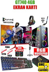 Resim DMC X41 (GTA 5) I7 860,16gb Ram,500gb Hdd,256gb Ssd,4gb Gt740,24''oyuncu Masaüstü Bilgisayar 