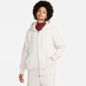 Resim Nike Sportswear Phoenix Fleece Kadın Krem Eşofman Üstü 