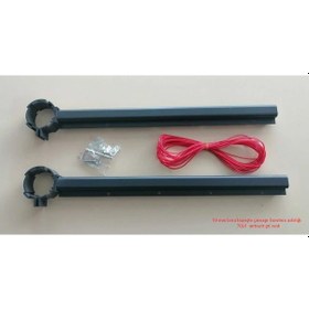 Resim Küpeşte Balkon Çamaşır Kurutma Askılığı 50 mm Boru Tipi Natural ve Antrasit gri Gri 