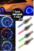 Resim Gaggani 4 Adet Bisiklet Vana Işığı Bisiklet Tekerlek Işıkları Bisiklet Lastiği Işıkları Bisiklet Tekerlek 