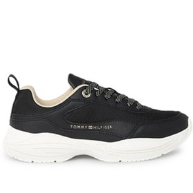 Resim Tommy Hilfiger Chunky Runner Siyah Kadın Sneaker 