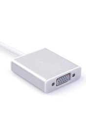 Resim USB 3.1 Type C To VGA Adaptör Çevirici Dönüştürücü Macbook 
