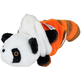 Resim Nessiworld 4745 Çift Taraflı Panda Rakun Peluş -My Friend Toys 