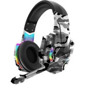 Resim Karler Bass M9600 RGB Işıklı Oyuncu Kulaklığı Kamuflaj - Siyah Karler Bass M9600 RGB Işıklı Oyuncu Kulaklığı Kamuflaj - Siyah