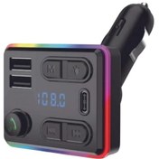 Resim Uzaktan Kumandalı Araç Fm Transmitter Bluetooth Usb Mp3 Sd Kart M48 