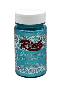 Resim Rich Multi Surface Titanium Metalik Boya 90 cc. 2174 ŞEKER MAVİ 