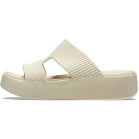 Resim Croc 210701-0lh Getaway Groove Platform Hstrap Spor Terlik Sandalet Krem 