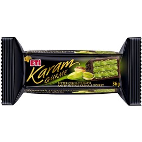 Resim Eti Karam Gurme Bitter Çikolata Kaplı Antep Fıstıklı Kremalı Gofret 36 G 