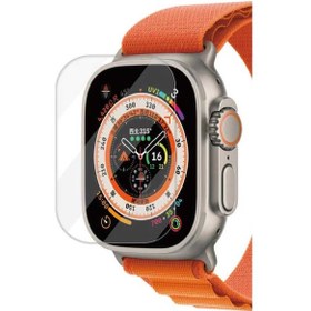 Resim Noktaks - İos Watch Ultra 49mm Uyumlu - Ekran Koruyucu Akıllı Saat Cam Ekran Koruyucu - Şeffaf 