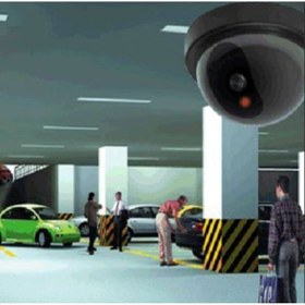 Resim Mare Sadler CAYDIRICI TAKLİT GÜVENLİK KAMERASI DOME KAMERA LED IŞIKLI HAREKET SENSÖRLÜ PİLLİ 
