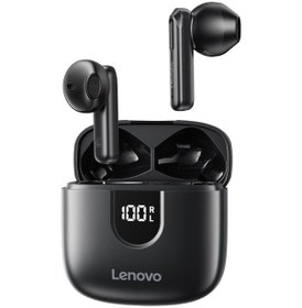 Resim Geeksen Lenovo Ea120 Spor Bluetooth Kulaklıkları: Yarı Girişli, Düşük Gecikme, Gürültü Engelleme, Pil Göstergeli Siyah 