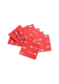 Resim Polaxtor 20x20mm Kare 3m Çift Taraflı Bant 10'lu Paket 