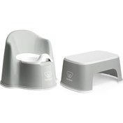Resim Babybjörn Eğitici Koltuk Oturak & Safe Step Banyo Basamağı / Deep Grey 