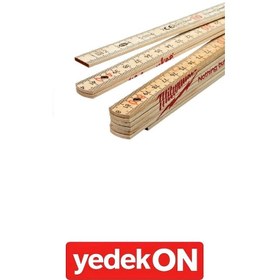 Resim Mılwaukee Katlanır Metre İnce Ahşap 2mt/16x2,7 M T4932459303 