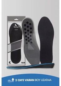 Resim Active Team BU01 - 2 Cm Boy Uzatıcı Gizli Topuk Yükseltici, Tabanlık 