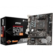 Resim MSI B450m-a Pro Max Ddr4 Hdmı Dvı M.2 Matx Am4 