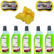 Resim Ebrayn 5 Adet 1 Litre Şampuan 2 Adet Sünger 1 Adet Microfiber Bez 