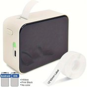 Resim Willowhaven Marklife P15 Mini Etiket Makinesi Sütlü Çay Beyaz Yazıcı Ve Şerit Sütlü Çay Beyazı 